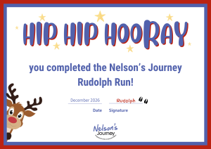 Rudolph Run Certificate 2026
